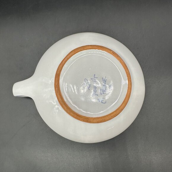 Vintage Sauce Dish Gravy Boat Dieulefit France PHP Pottery Lavender Purple - Picture 7 of 11